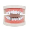 Psivika Gold Plated Shiny Hip Hop Teeth Grillz Caps Iced