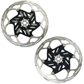 iF Design & Red Dot Design Award PSB PR03 3D Floating Plus DHR and E-MTB Only 2.3mm Disc Brake Rotor 6-Bolt 220mm, 2 pcs, PSB2942