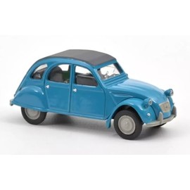 OPO 10 - Miniature car compatible with Citroën 2CV scale 1:64 3 inches 7.5cm Norev - Blue Petrel 191027