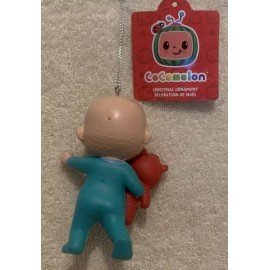 Kurt Adler 2023 Kurt Adler CoComelon JJ Holds Red Teddy Bear Ornament - NWT