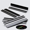 4 x 100 mm Black Flex Hinges with Low Profile,