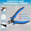 Flush Cutters, 3 Pack 5.3" Wire Cutters for Crafting, Ultra