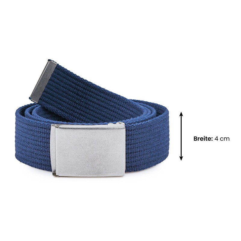 Ladeheid P10 Men's Fabric Belt 120 cm x 4 cm