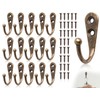 Lhbwhiz Pack of 15 hooks, mini coat hooks, key hooks,