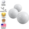 Harrier Hardware 3-Pack Wobbling Golf Balls Trick Gag Gift Putting