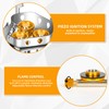 9900W Windproof Camping Gas Stove, Portable Camping Stove with Piezo