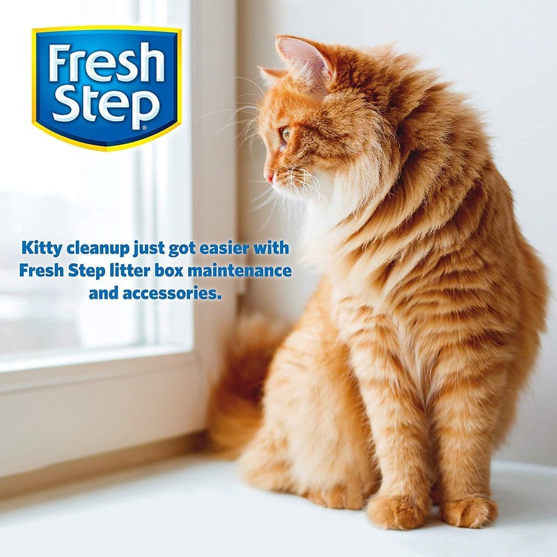 Fresh Step Drawstring Large Litter Box Liners, Heavy Duty Liners