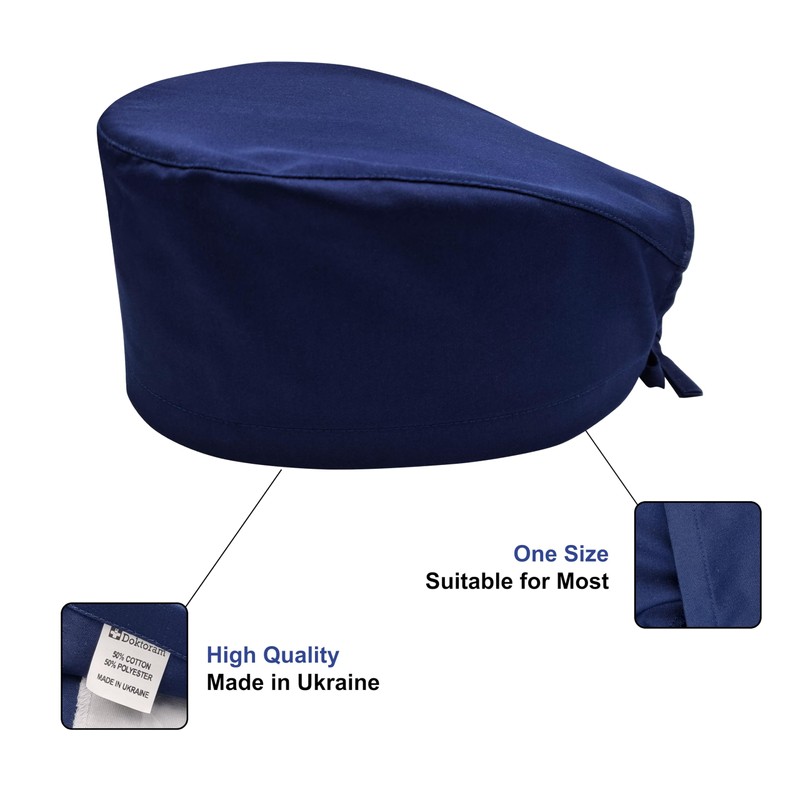 DOKTORAM Navy Blue Working Cap Made for Easy Adjustment and