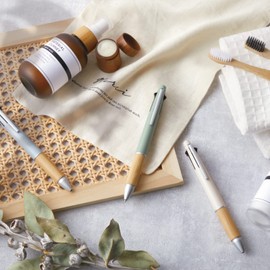 Mitsubishi Pencil MSXE5200B5.79 Multifunction Pen Jet Stream 4&1 BAMBOO 0.5 Blue Gray