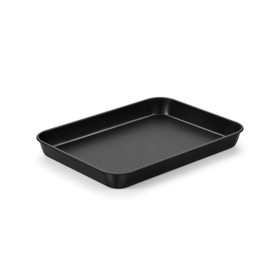 Small Toaster Oven Tray, P&P CHEF 10.4” Nonstick Toaster Oven Broiler Pan for Baking & Serving, Carbon Steel Core, Sturdy & Healthy, Easy Clean & Oven Safe