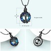Imrsanl Tree of Life Urn Necklace for Men Women Cremation