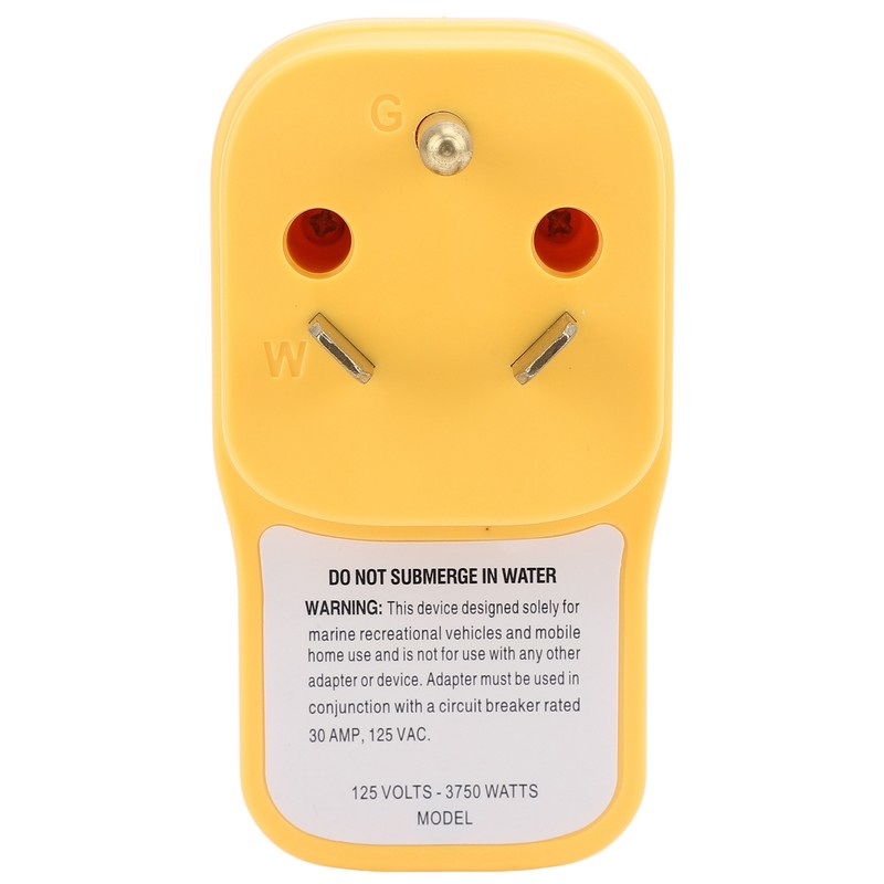 RV Surge Protector 30Amp Male to 30 Amp Female Adapter