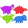 Cute Dinosaur Animal Shaped Pop Silicone Push Poke Bubble Wrap