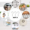 ‎Drado 30 Pcs Ceiling Hooks Heavy Duty Screw Cup Hook