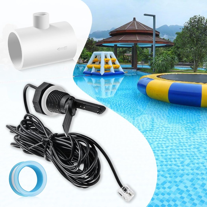 Upgraded GLX-FLO-RP Pool Flow Switch Assembly for Hayward Goldline Aquarite
