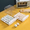 Mxsapve Egg Holder for Fridge 40 Eggs Container Holders Dispenser