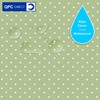 QPC Direct Sage Green Polka Dot PVC Oilcloth Table Cover