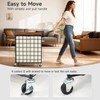 DXIGUSO Laundry Basket with Wheels, Heavy Duty Laundry Sorter 2