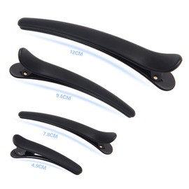 Baluue 12 Pack Beak-shape Hair Claws Clips Barrette Hair Pins Headwear for Women Girls Smooth Plastic