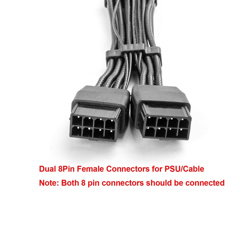 12VHPWR 90 Degree Adapter to 2X 8Pin: 16AWG 16 PIN
