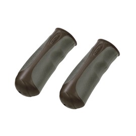 OGK Giken AG-021 Grip (Half & Half) Diameter 0.9 x 3.4 inches (22.2 x 87 mm), Dark Brown/Black