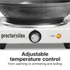Proctor Silex Cast Iron Portable Electric Stove, Single Burner Cooktop,