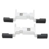 Water Pump Bracket Silver Aluminum Alloy Desktop Mounting Stand for