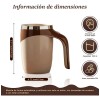 Magnetismo De Rotación Automática De La Taza De Café Marrón