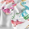 XYNHML Cute Dinosaur Fitted Sheet Set 4Pcs Dinosaurs Bed Sheets