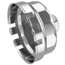 YZYUN Oil Filter Wrench Compatible with Toyota Corolla/Prius, 64mm 14 Flute Oil Filter Removal Tool for Prius,Prius V,Corolla,Matrix,CT200h,iM,iQ, 1.8 Liter Engines