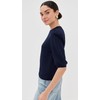 LE BOP Women's Vivi Sweatshirt, Navy, Blue, M