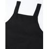 Edwin Apron, Adjustable Back Button, Plain, H-Shaped, Double Sided Pockets,