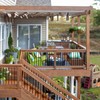 50 Pack 36" Aluminum Deck Balusters, 3/4" Diameter Black Metal