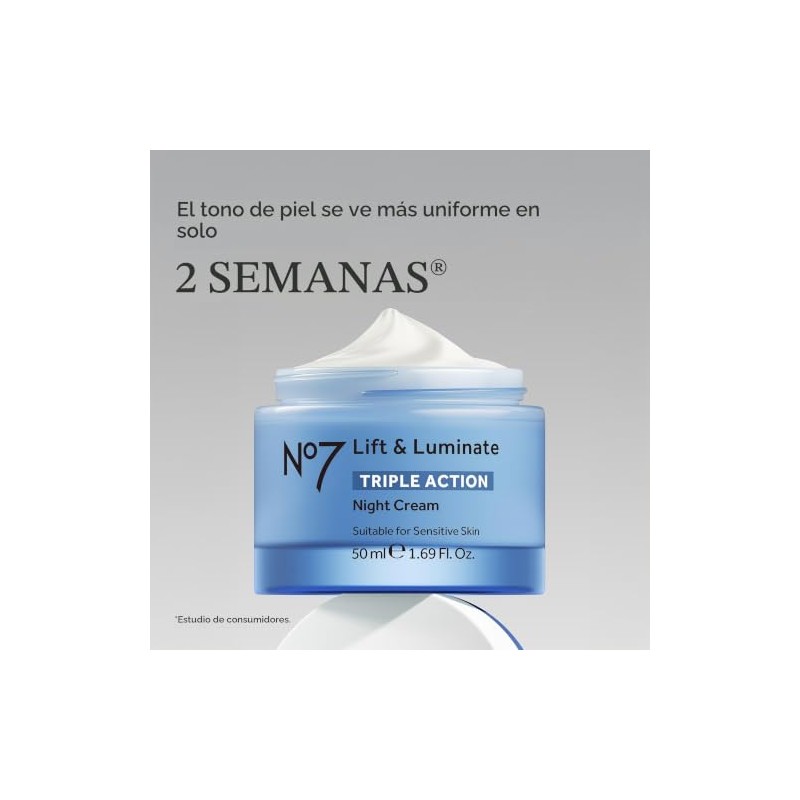 No7 Lift & Luminate Triple Action Night Cream 50ml