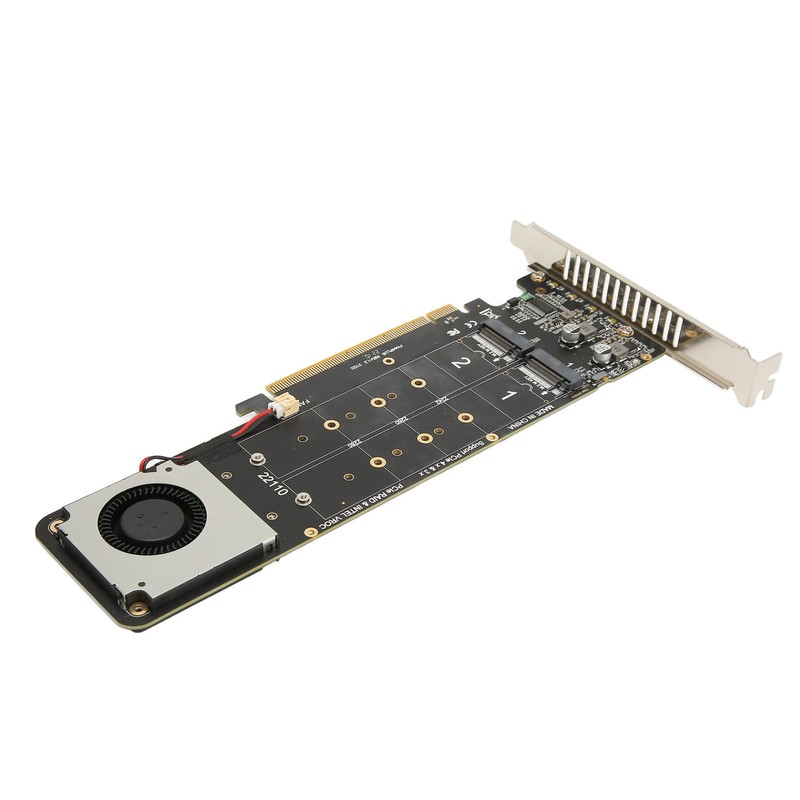 M.2 NVMe SSD Adapter Card Double Side LED Indicator High