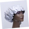 FOMIYES Satin Silk Sleep Cap Double Layer Night Sleeping Hat