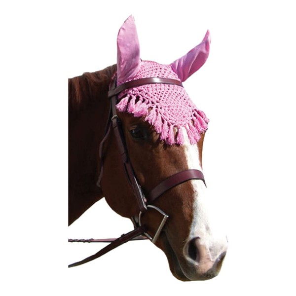 Intrepid International Fancy Ear Nets for Horses, Pink