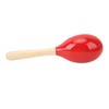 4Pcs Music Maracas Wood Iron Beads Professional Hand Percussion Rattles