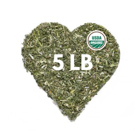 Super Value Pack 5 LB – Organic Plantain Leaf Tea – Natural Respiratory Support - Loose Leaf Tea for Soothing, Digestive & Immune Benefits