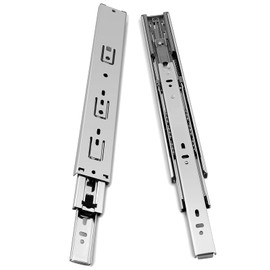 Gobrico Ball Bearing Kitchen Drawer Slides 22 Inch Full Extension Heavy Duty Soft Close Glides Runners, Side Mounted, 10 Pairs (20 Pieces)