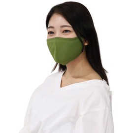 Serao Moss Green SRO-MG Mesh Mask, Sports Mask, Outdoor Activities, Running, Jogging, Airsoft, Pollen, Adjustable Size, Men's, Women's, Breathable, Easy to Breathe