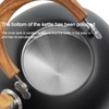 2.5L Stainless Steel Kettle Rustproof Prevent Scalding Whistling Teapot Tea
