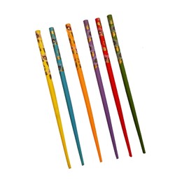 Salvus App Solutions Wooden Long Hair Stick for Women and Girls | Juda Hair Pin/Stick for Women and Girls- Multicolour (Pack of 6)