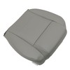 AOUTTUOA Driver Side Bottom Microfiber Leather Replacement Seat Cover Gray