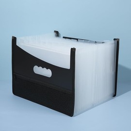 Organizador de archivos de acordeón Nvzi-b, 25 bolsillos, carpeta expandible de archivos, organizador de recibos de impuestos de facturas de papel... 