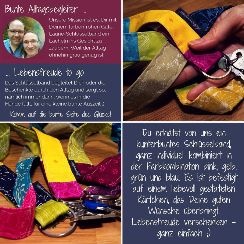 Colourful Keyring, Farewell Gift, Colleague, Girlfriend, Gift -