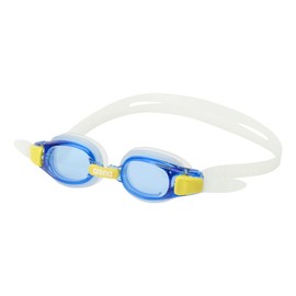 arena AGL-7100J Swimming Goggles, For Juniors, Blue x Blue (BLU), One Size Fits Most, Anti-Fog (Linon Function), Anti-Fog Function, Adjustable Belt, For Ages 3 - 8 Years Old