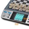 iCore Electronic Chess Set Pro Black: Talking Tutor, Learning Tactics,