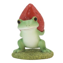 TeaLife 621541 Daikai Copeu Mascot, Frog, Frog, Spring, Frog Carrying Strawberries, W4, D4, H2.0 inches (5.2 cm)