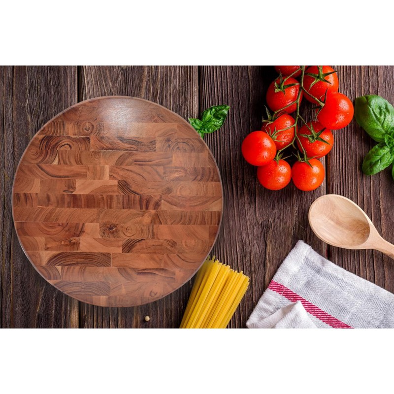 Bold & Divine Acacia Wood End Grain Cutting Board, Rectangular,